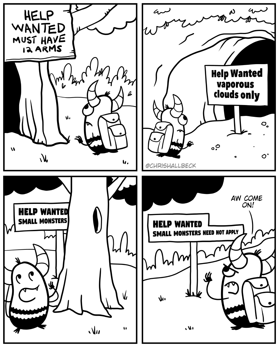 #1761 – Help wanted